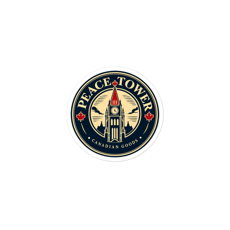 Peace Tower Crest Sticker