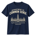 Department of Common Sense navy Peace Tower t-shirt