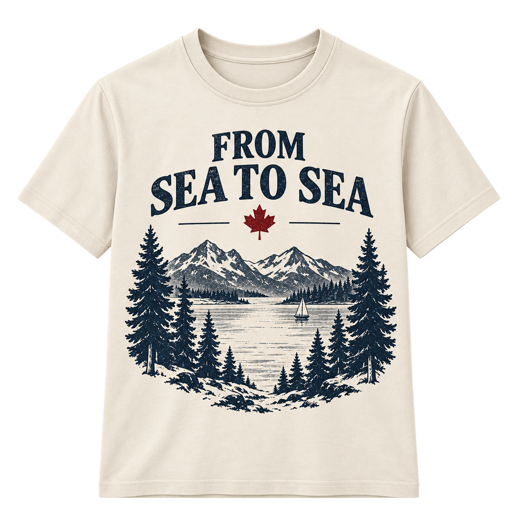 From Sea to Sea cream Peace Tower t-shirt