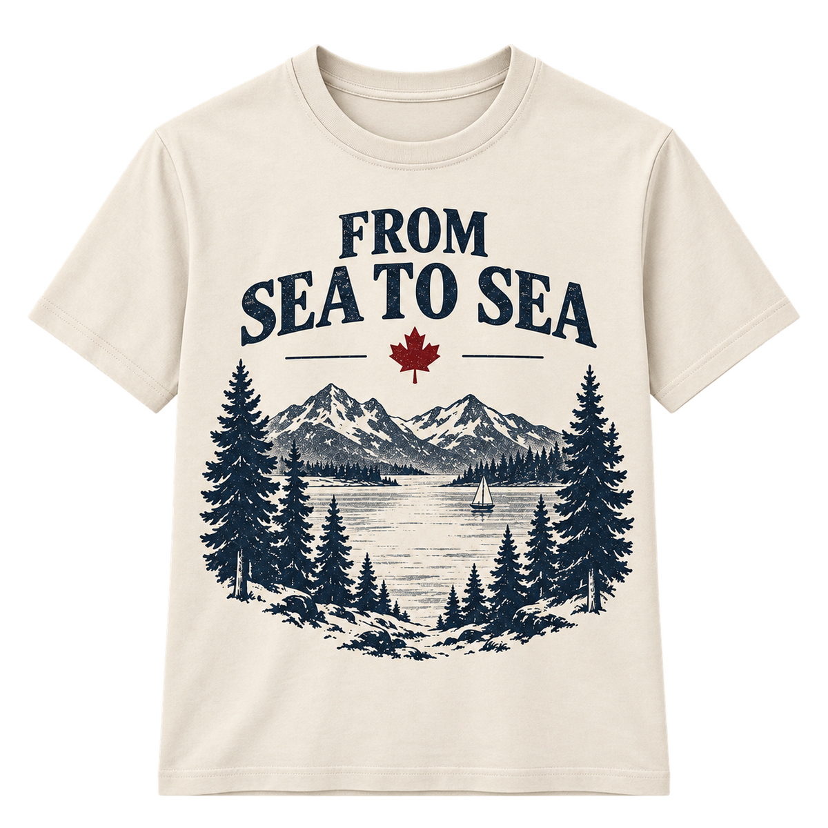 From Sea to Sea cream Peace Tower t-shirt