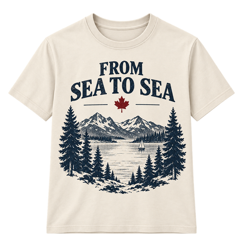 From Sea to Sea cream Peace Tower t-shirt