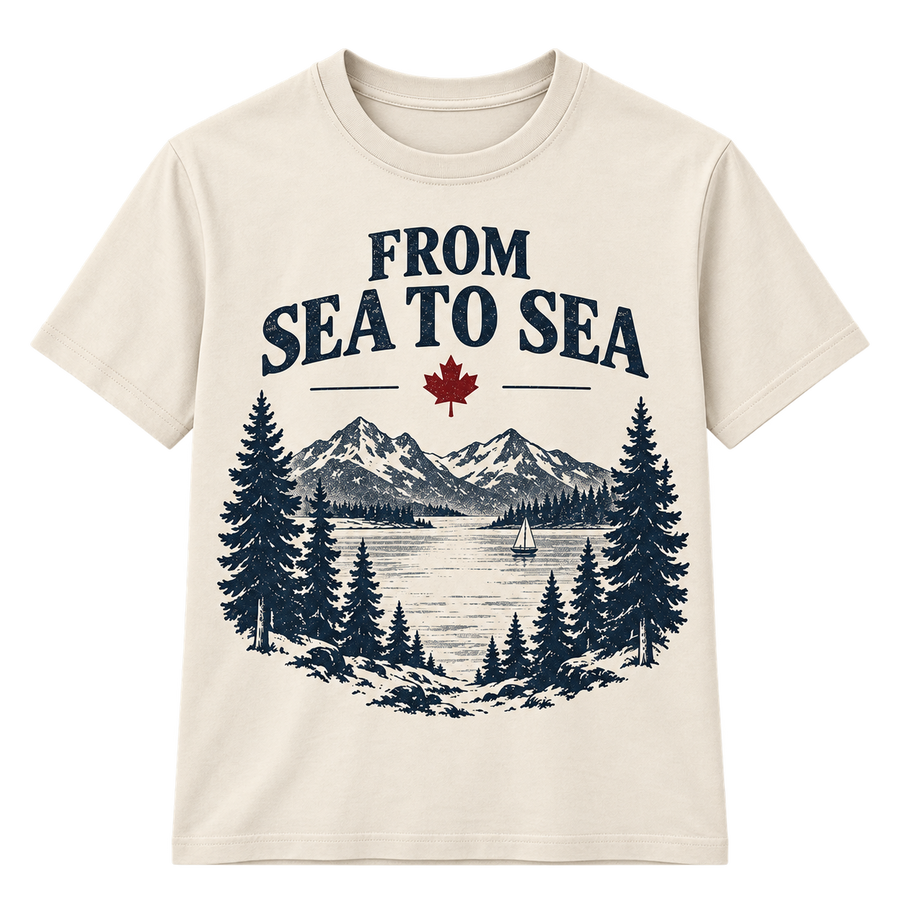 From Sea to Sea cream Peace Tower t-shirt