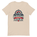 T-shirt crème pâle Geography Trumps Ideology de peacetower.ca, impression DTFlex de Printful sur le devant