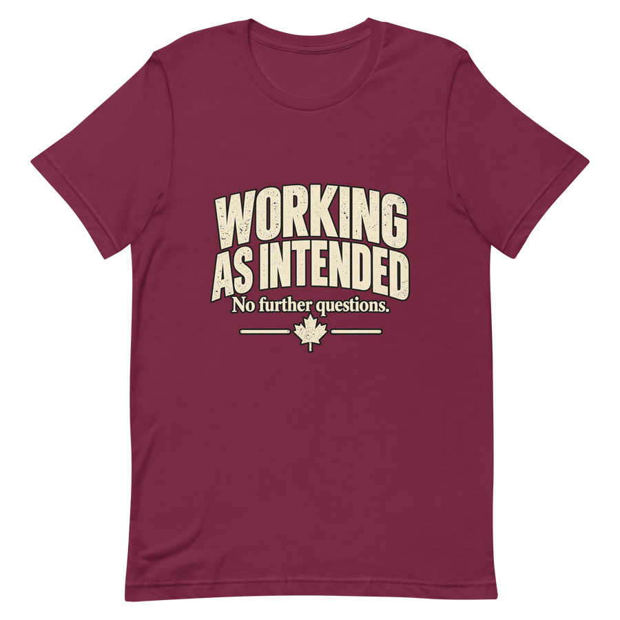 Working As Intended